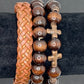 Bronze Woven Bracelet Trio