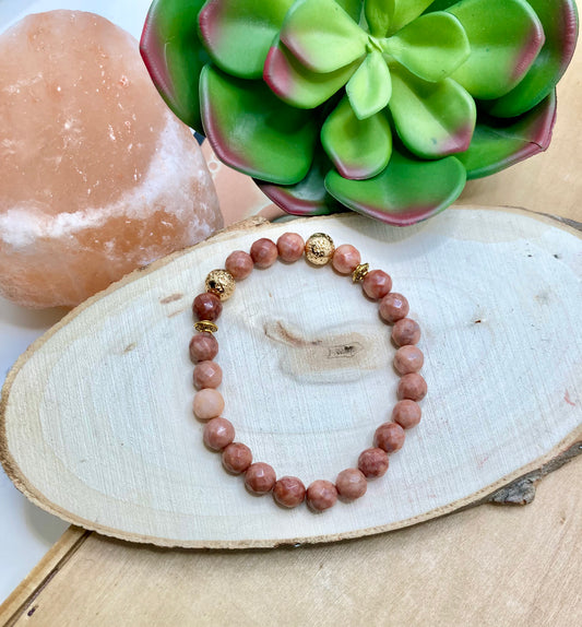 Peach Perfection Aventurine Bracelet