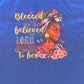 Blessed-Woman Blue Tshirt