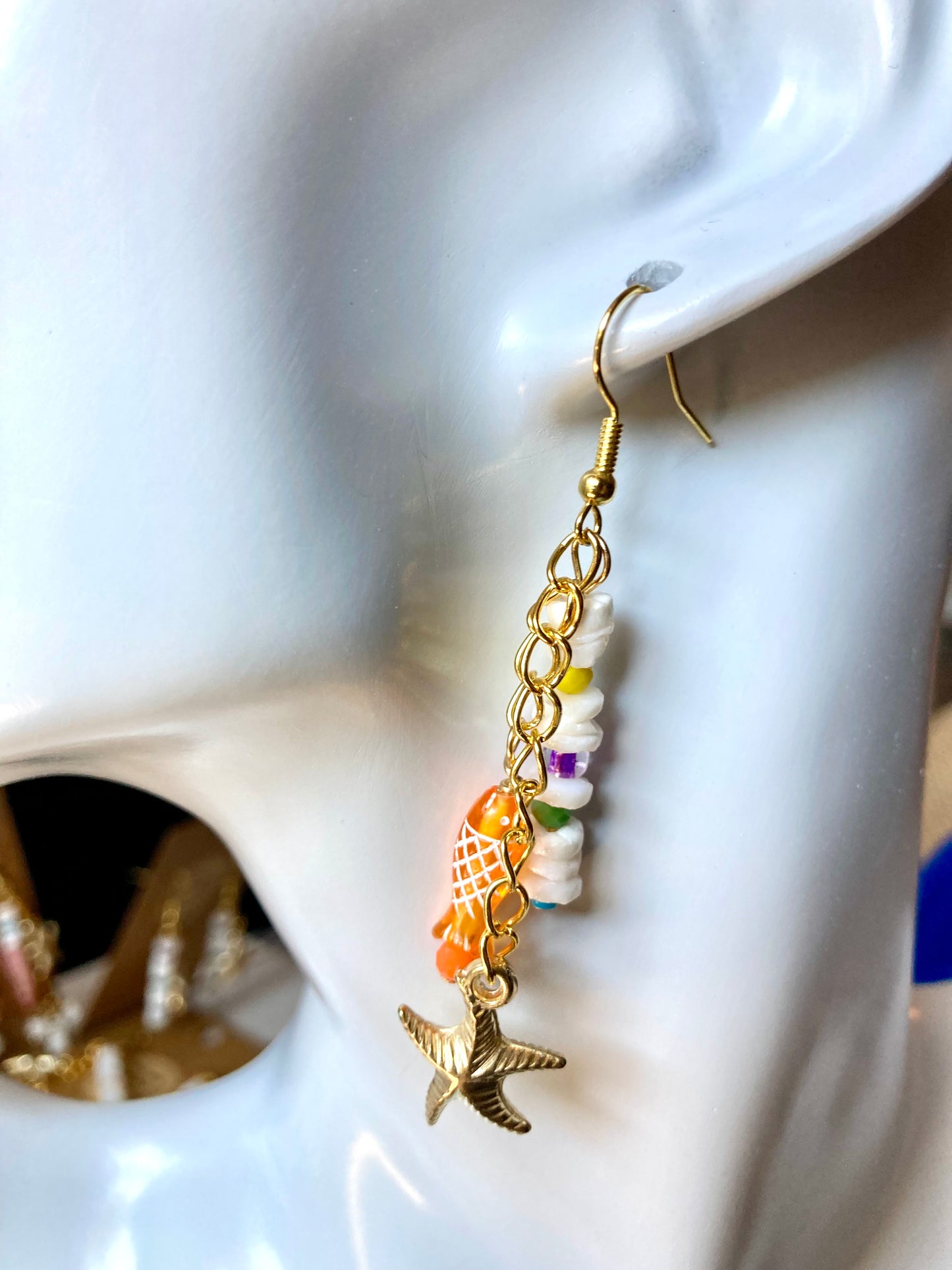 Coral Reef Creature Earrings