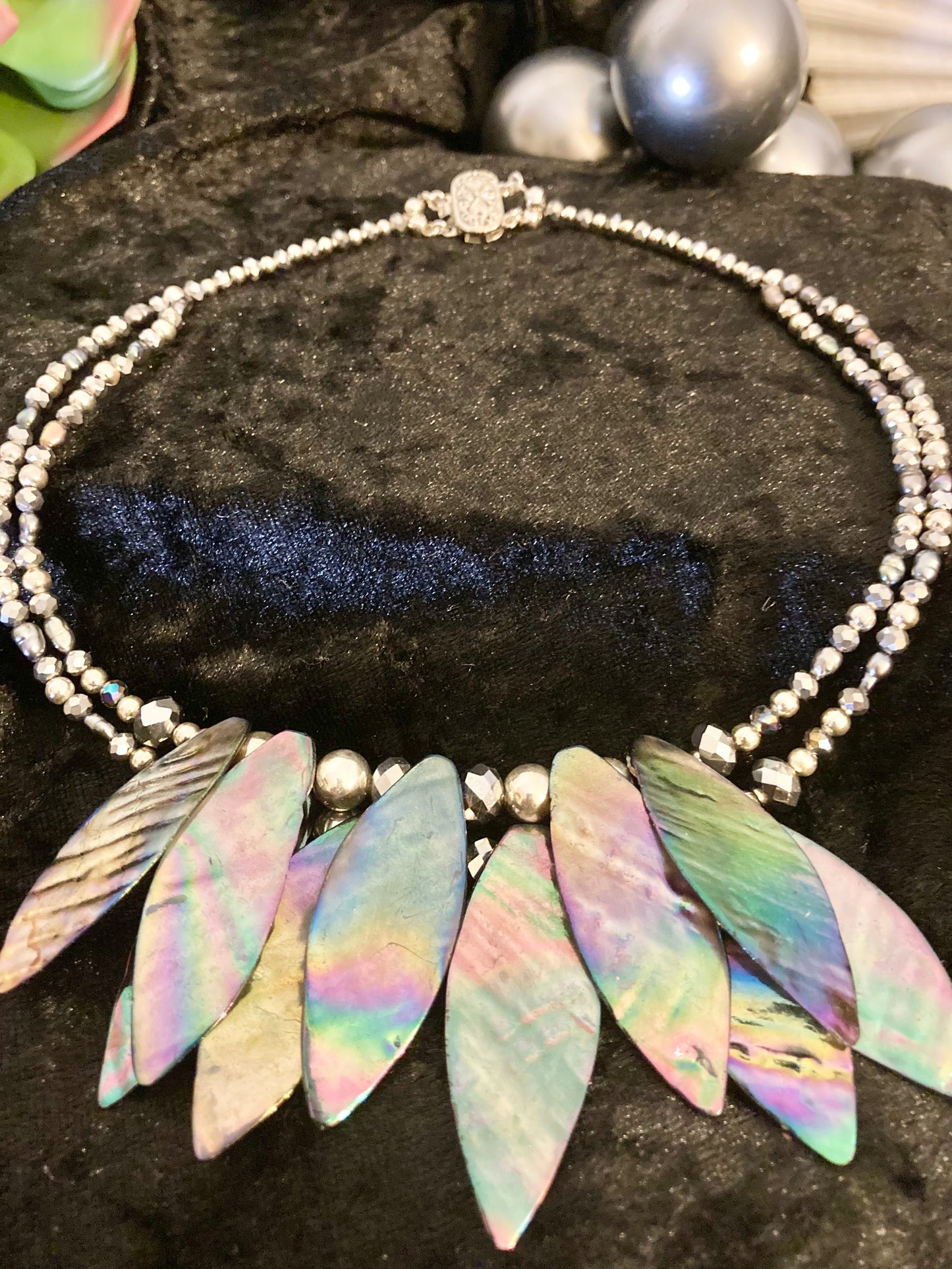 Mother of Pearl Goddes Collar/Necklace