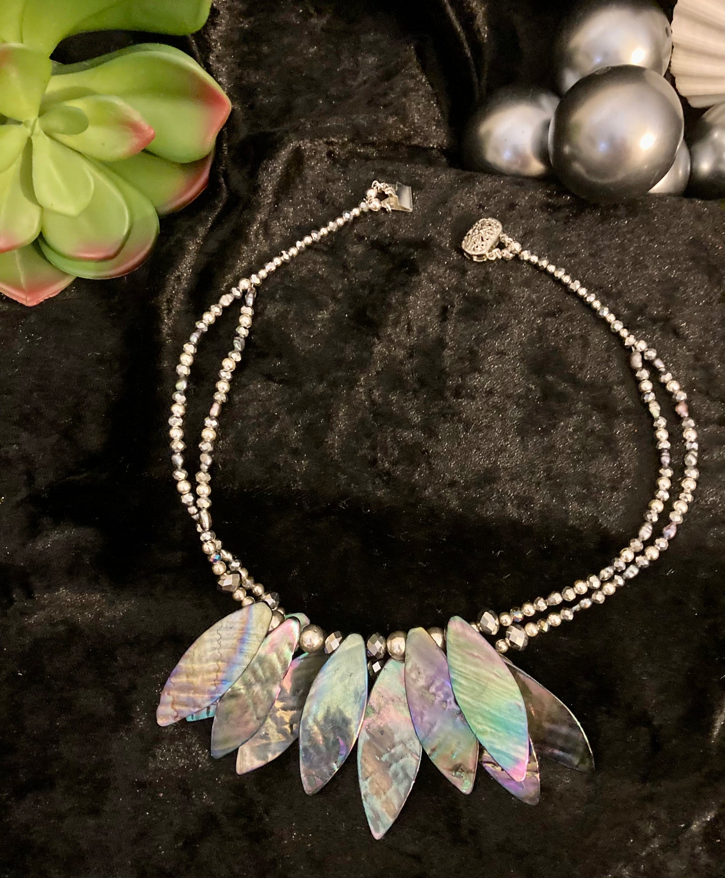 Mother of Pearl Goddes Collar/Necklace