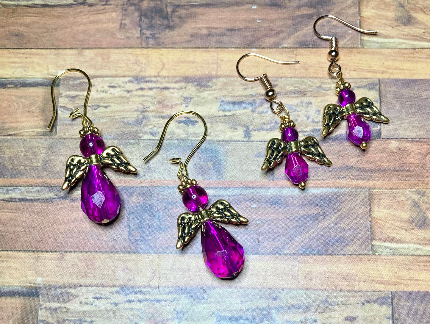 Angel Glass Earrings