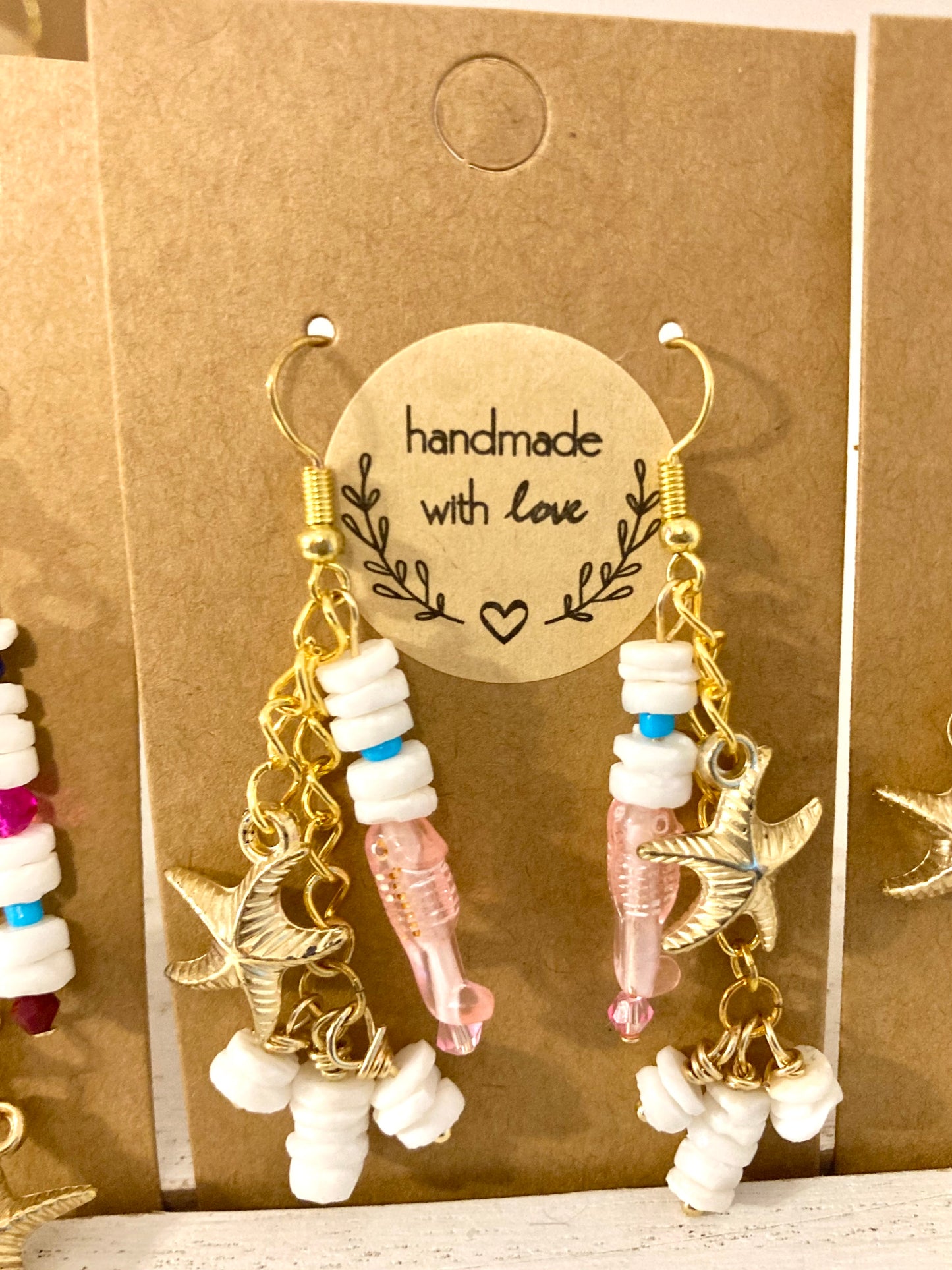 Coral Reef Creature Earrings