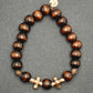 Bronze Woven Bracelet Trio