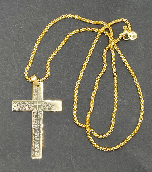 The Lord’s Prayer Cross Necklace