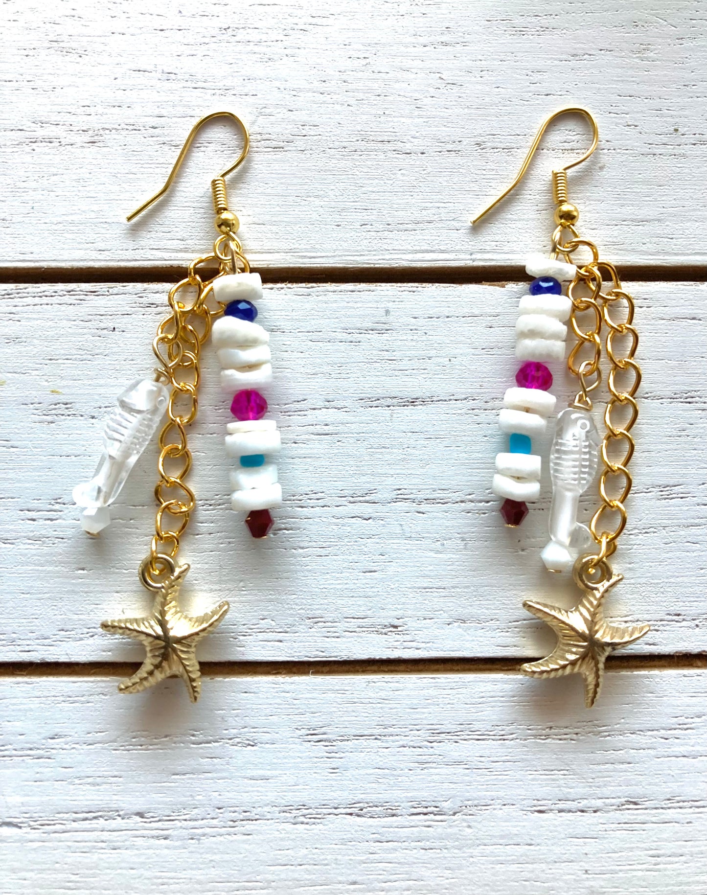 Coral Reef Creature Earrings