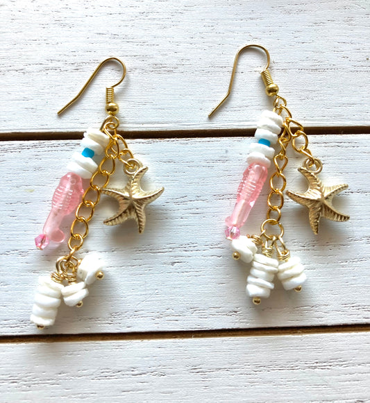 Coral Reef Creature Earrings