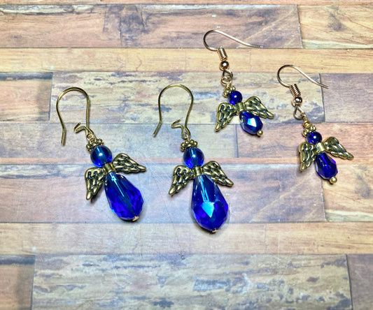 Mini Angel Glass Earrings