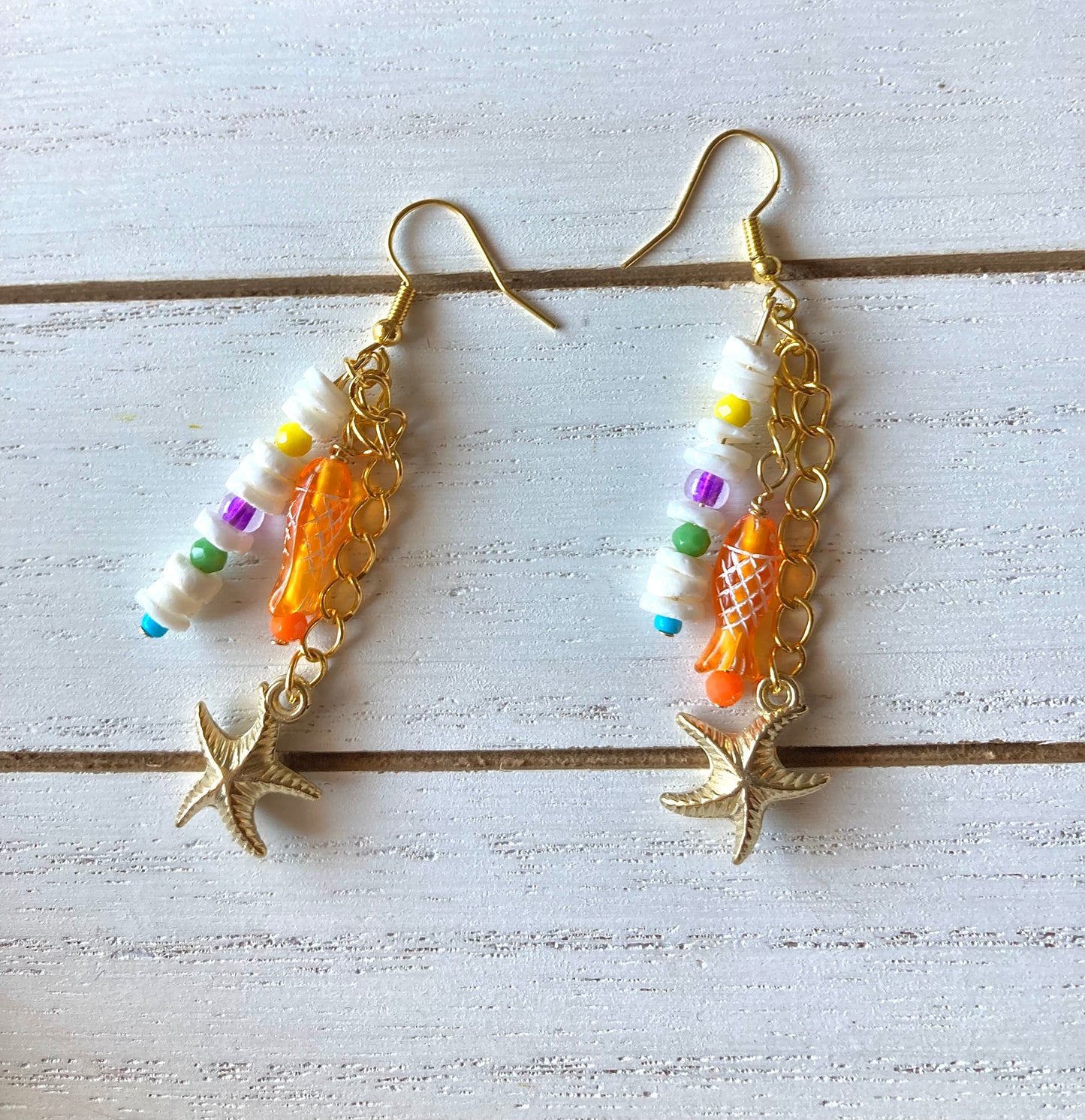 Coral Reef Creature Earrings