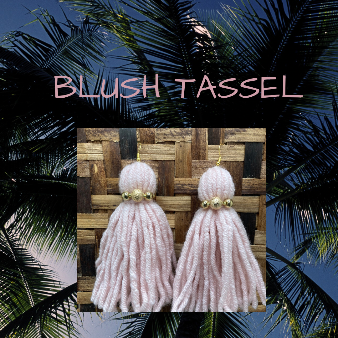 Blush Tassel Earring