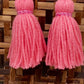 Bubble Gum Tassel Earring