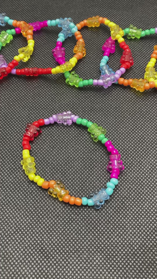 Rainbow Bear Bracelet