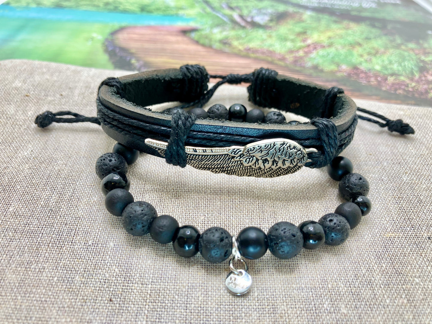 Winged Bracelet Set